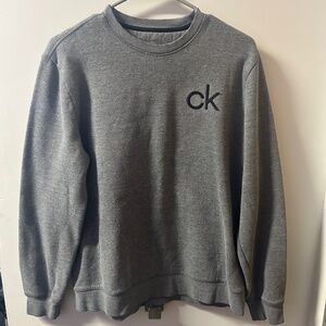 Calvin Klein Grey Sweater - Crewneck